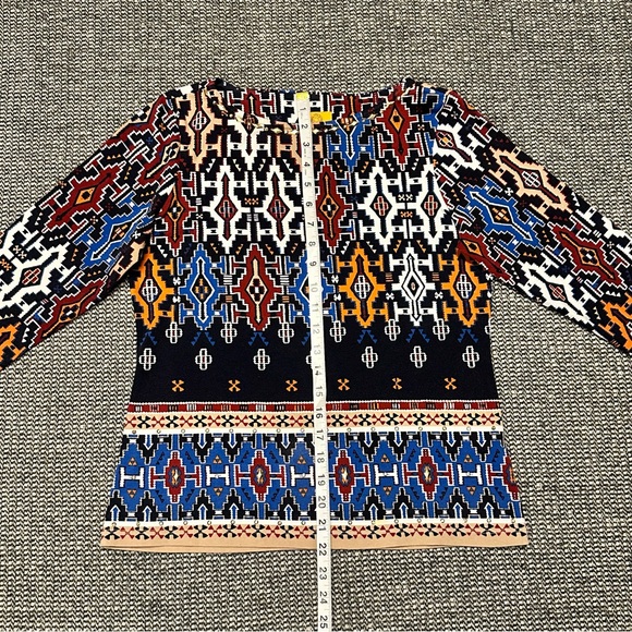 Ruby Rd. Multicolor Patterned Women's Top - Picture 2 of 8